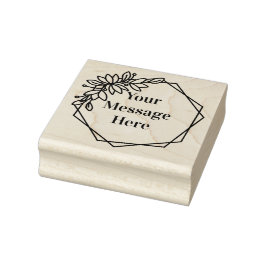 フローラのフレーム ラバースタンプ