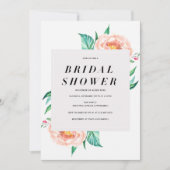 フローラのブライダルシャワーへの招待 招待状 (正面)