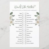 フローラのブライダルシャワーゲーム (正面)