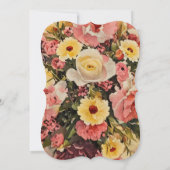 フローラのブライダルシャワー招待 (裏面)