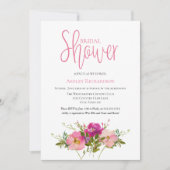 フローラのブライダルシャワー招待 招待状 (正面)
