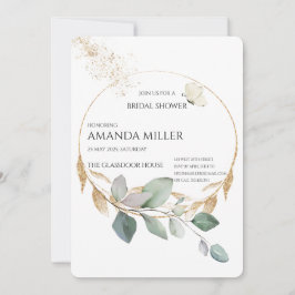 フローラのブライダルシャワー招待 招待状