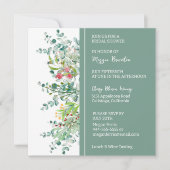 フローラのブライダルシャワー招待 招待状 (正面)