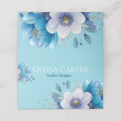フローラのブーケは穏やかな水彩のスタイル。 ロイヤリティカード (外部開封)