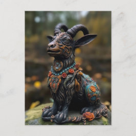 フローラのヤギ像 ポストカード