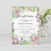 フローラのリハーサルの夕食の招待の前の夜 招待状 (スタンド正面)