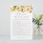 フローラのレモン誰が花嫁のゲームを知っ最高のている (スタンド正面)