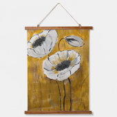 フローラの上に木の壁のタペストリー 吊り下げ型タペストリー (正面)