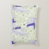 フローラの中断 – 芸術的装飾用クッション アクセントクッション (裏面(縦))