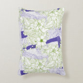フローラの中断 – 芸術的装飾用クッション アクセントクッション (正面(垂直))