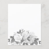 フローラの予算悔やみや弔慰愛情のメモリ。フライヤー チラシ (裏面)