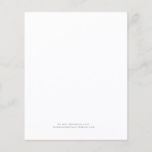 フローラの保存 (裏面)