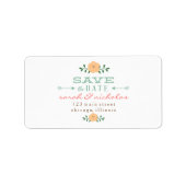 フローラの保存 ラベル (正面)