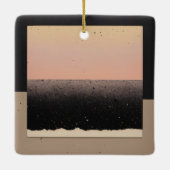 「フローラの優雅さ。 セラミックオーナメント (裏面)