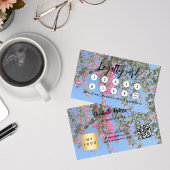 フローラの写真のqrコードビジネス 割引カード