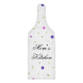 フローラの切り取りパーソナライズされたボード – ママへの贈り物 カッティングボード