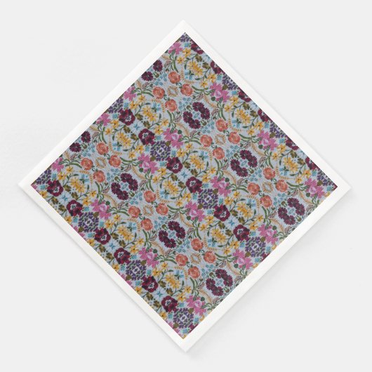 フローラの刺繍模様（美しい花） (コーナー)