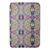 フローラの刺繍模様(美しい花) バスマット (正面縦)