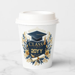 フローラの卒業式のキャップと卒業証書の種類 紙コップ