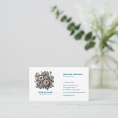 フローラの名刺（快適・小店） 名刺 (スタンド正面)