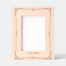 フローラの名前をカスタムする レーザー彫刻フレーム