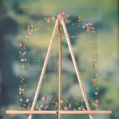 フローラの夏のブライダルシャワーテーブル席 アクリルサイン (ニュートラル)