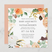 フローラの夏の終わり結婚まで 招待状 (正面/裏面)