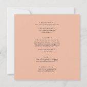 フローラの夏の終わり結婚まで 招待状 (裏面)