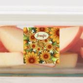 フローラの夢、モダン抽象芸術フラワーフラクタル名 ラベル (貼付)