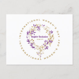 フローラの女性の日3月20日 ポストカード
