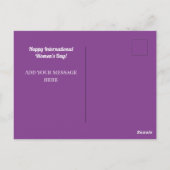 フローラの女性の日3月20日 ポストカード (裏面)