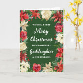 フローラの娘と彼女の夫メリークリスマス カード (黄色い花)