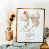 フローラの弓ベビー開花カードとギフト ポスター