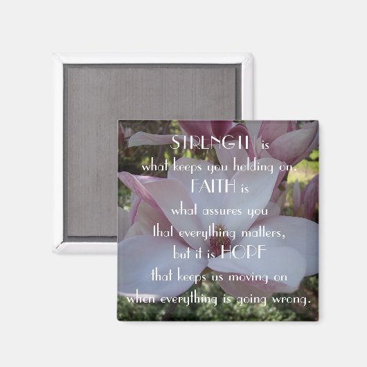フローラの強さ、信仰と希望の磁石 マグネット (正面/裏面)