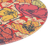 フローラの急増：シームレスなヴィンテージトレンド カッティングボード (角)