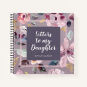 フローラの手紙を娘のKeepsake Journal ノートブック (正面)