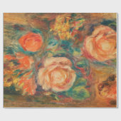 フローラの折り返しまたは切り離し紙 ラッピングペーパー (フラット)