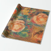 フローラの折り返しまたは切り離し紙 ラッピングペーパー (アンロールド)