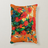 フローラの抽象化です。 アクセントクッション (正面(垂直))