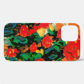 フローラの抽象化です。 Case-Mate iPhoneケース (裏面 (横))