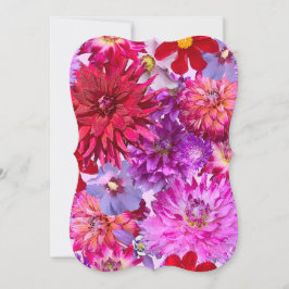 フローラの招待状、大きな花柄