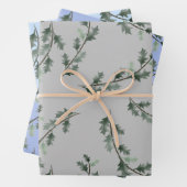 フローラの挨拶ミスタントウと松の花輪 ラッピングペーパーシート (インサイチュ)