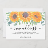 フローラの新しいアドレスの移動のお知らせ 案内状 (正面)