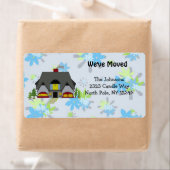 フローラの新しい自宅住所 ラベル (インサイチュ)