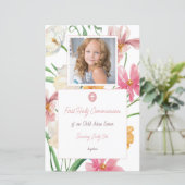 フローラの最初の聖餐式フォトメニュー (スタンド正面)