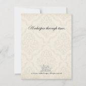 フローラの最終章 - ゴシックヴィクトリアン ノートカード (裏面)