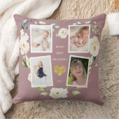 フローラの最高のおばあちゃん母の日 クッション (ブランケット)