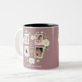 フローラの最高のおばあちゃん母の日 ツートーンマグカップ (正面左)