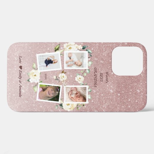 フローラの最高のおばあちゃん母の日 Case-Mate iPhoneケース (裏面 (横))