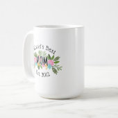 フローラの最高の母母の日 コーヒーマグカップ (正面左)